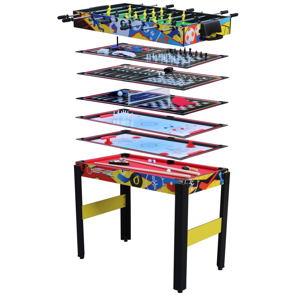 12-in-1-Kombinationsspieltisch – 1,20 m
