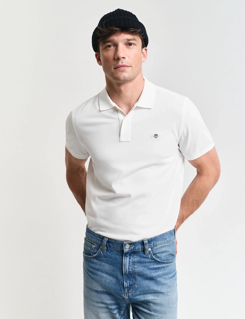 Original Shield White Polo