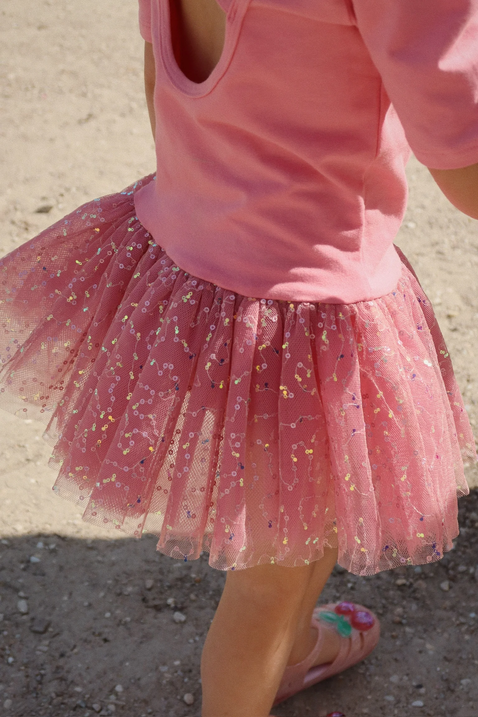 Ballerina kjole - strawberry ice - 12M