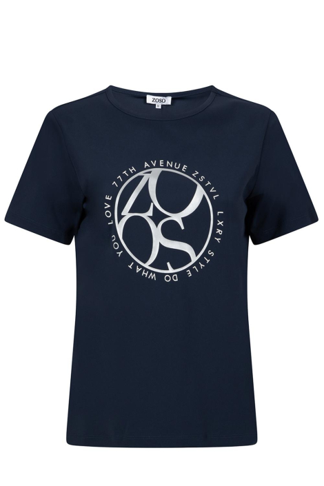 Zoso blauwe dames t-shirt