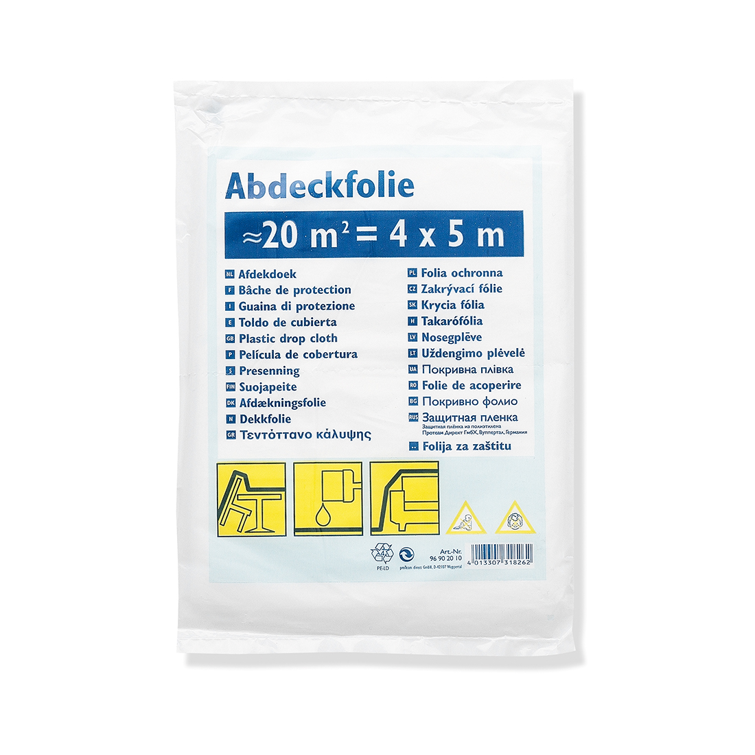 Color Expert Abdeckplane HDPE Standard 4 x 5 m