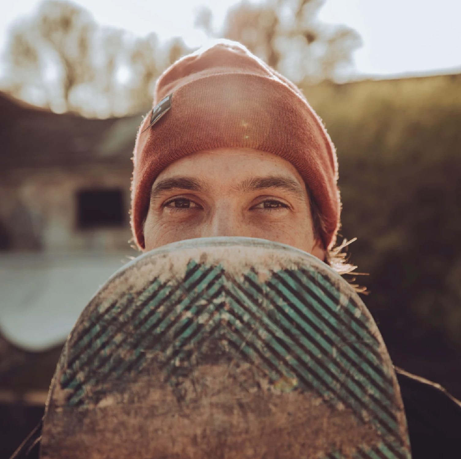 Jeckybeng Merino-Beanie Copper Rust