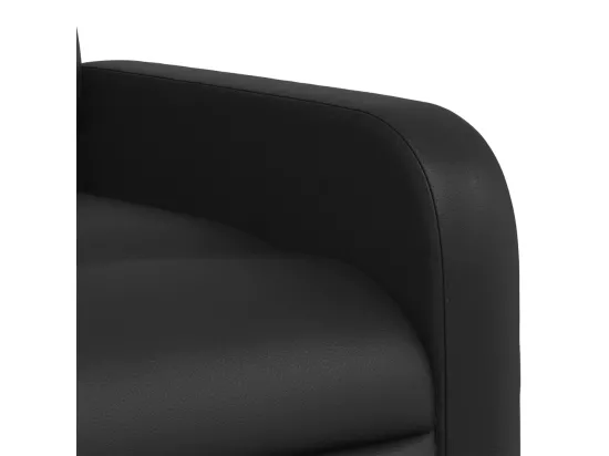 Fauteuil inclinable Noir Similicuir