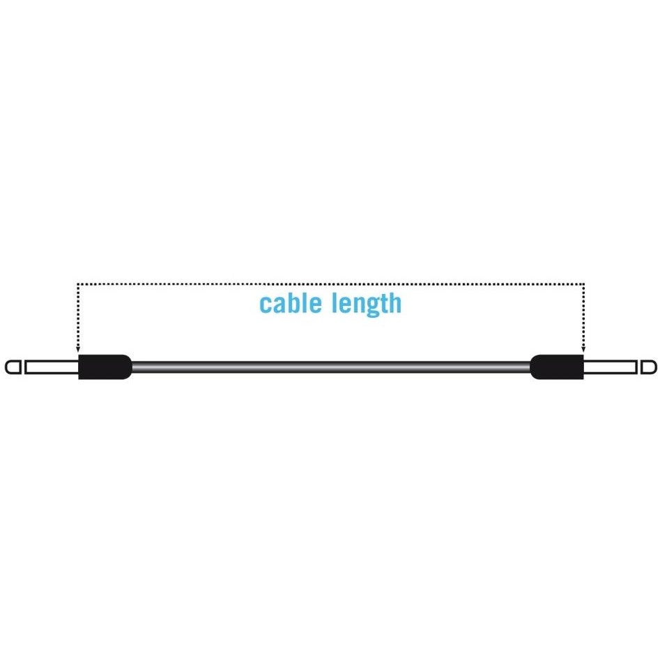 Klotz LAGRR020 jack haaks - jack haaks gold 20 cm patchkabel