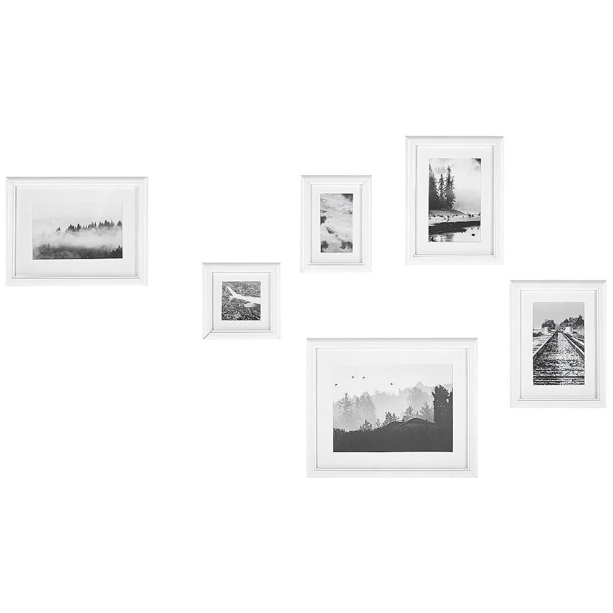 Beliani Cadre photo ZINARE Blanc