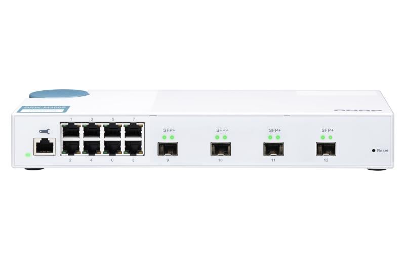 SFP+ Switch QSW-M408S 12 Port<br>QNAP QSW-M408S, Switch 8-Port 10GbE