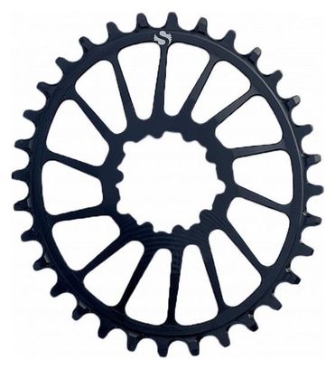 Plateau Oval Shift Up noir (SRAM)