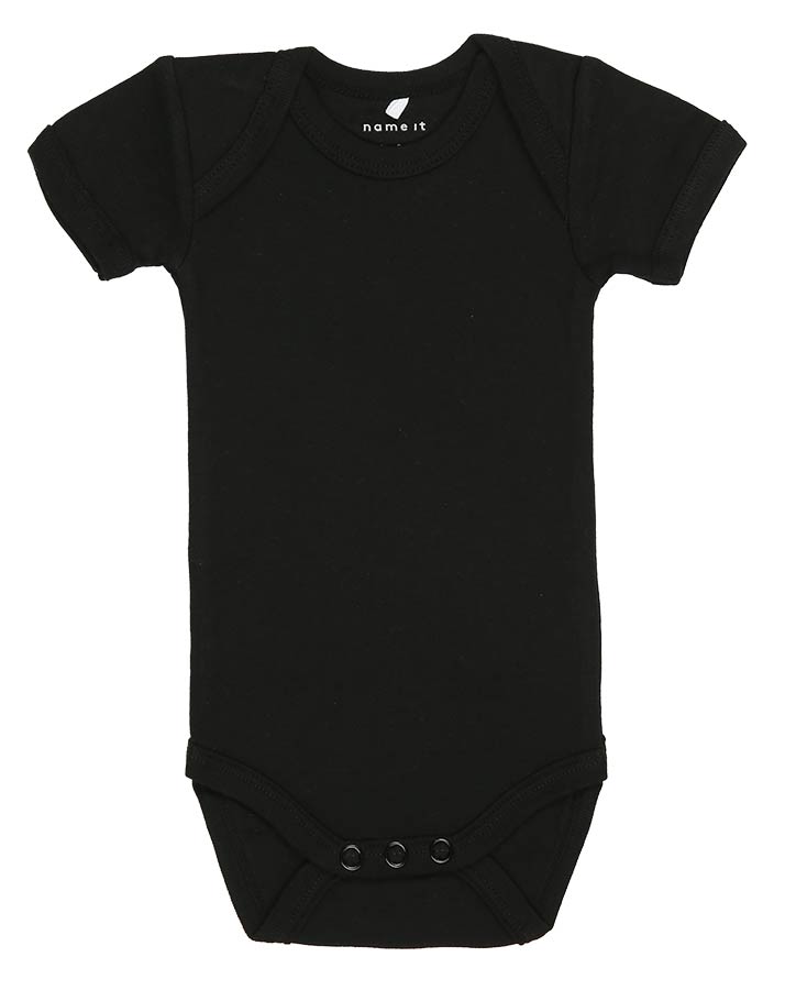 Kurzarm-Body NBMBODY – SOLID 3er-Pack in schwarz