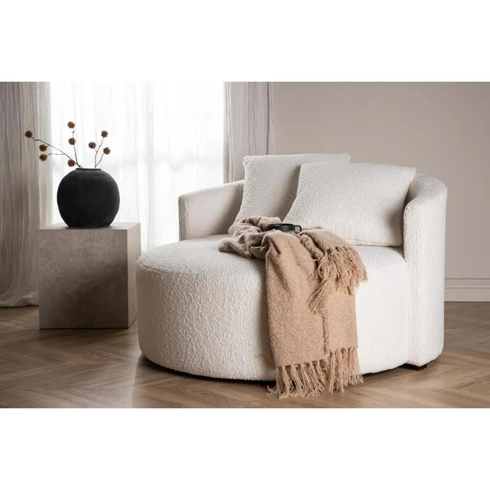 Svea - Elena loveseat teddy - wit