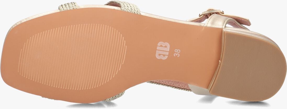 goudkleurig bibi lou platte sandalen 853z94hg