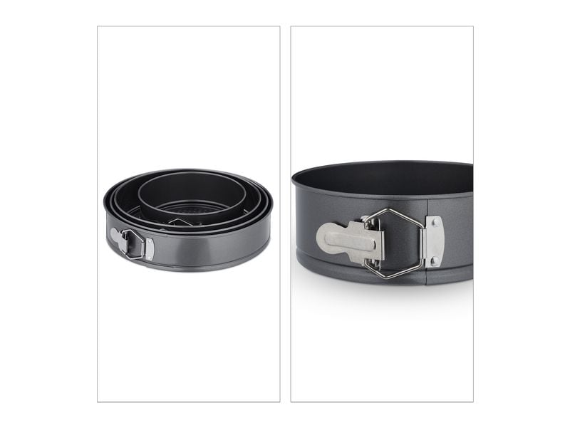 relaxdays Springform 7-teilig Springformen-Set