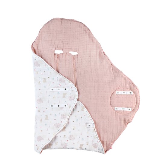 Mix & Match Couverture promenade Mousseline Bio   Lina        de               Noukies