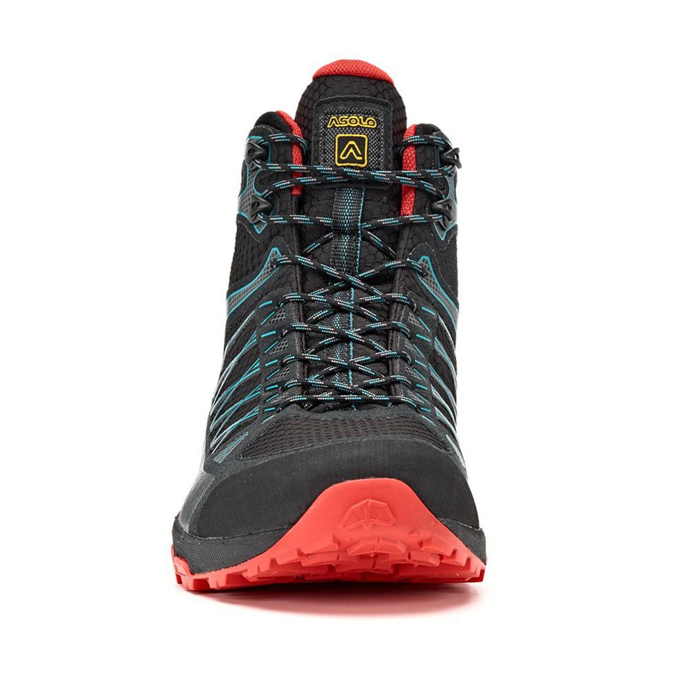 Asolo GRID MID GV - Chaussures randonné Homme nero/rosso