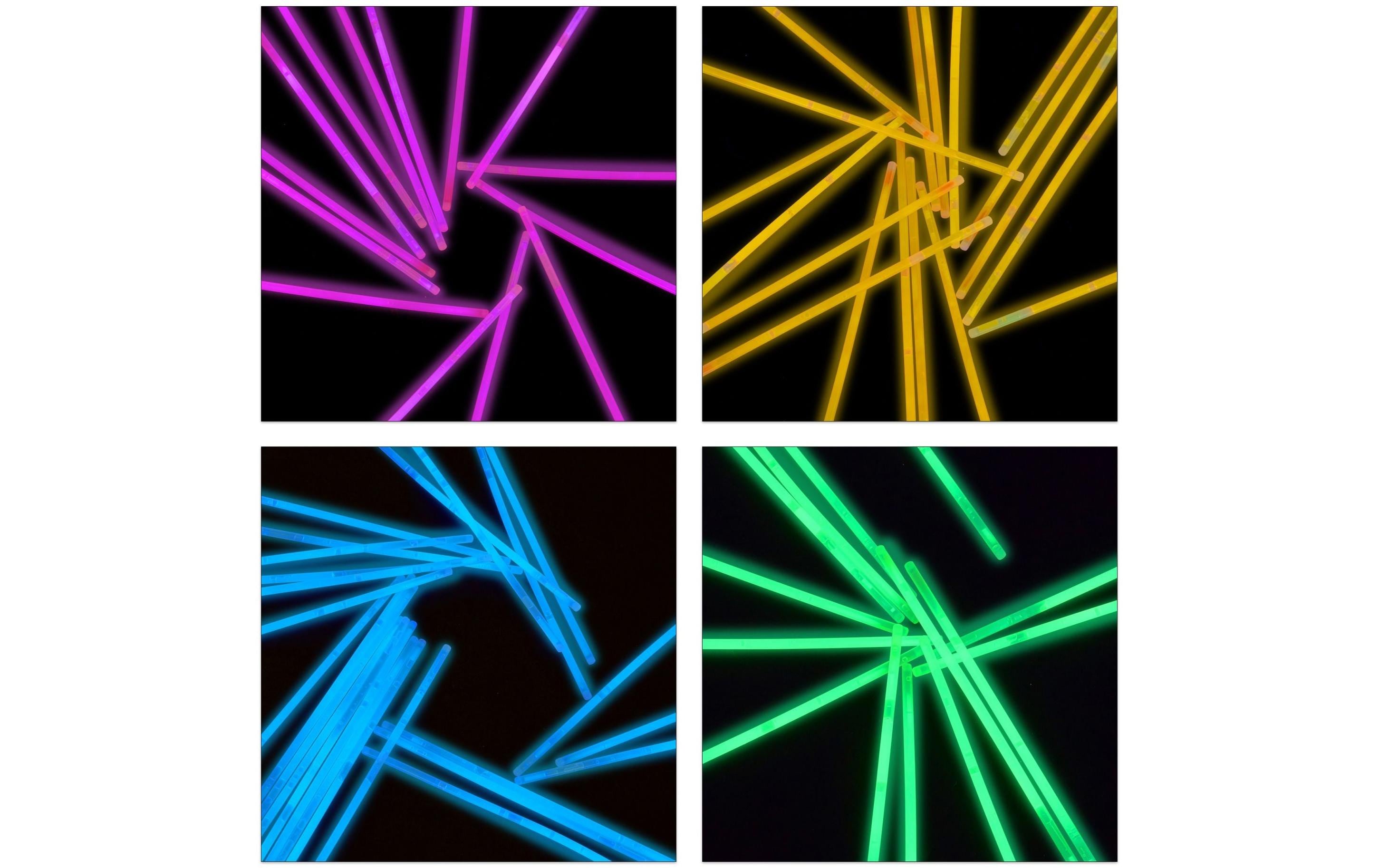 Knicklicht Mehrfarbig 100 Stück, 20 x 0.5 cmLeuchtsticks
