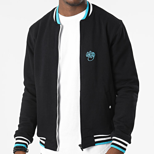 Veste Zippée College Noir