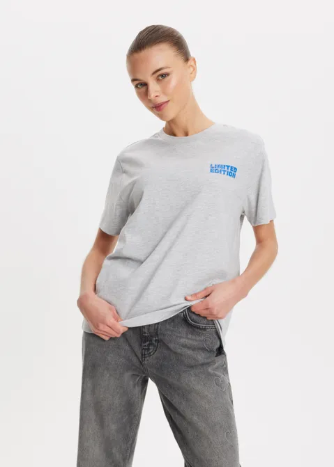 T-shirt met print limited edition grijs (GRS.LME)