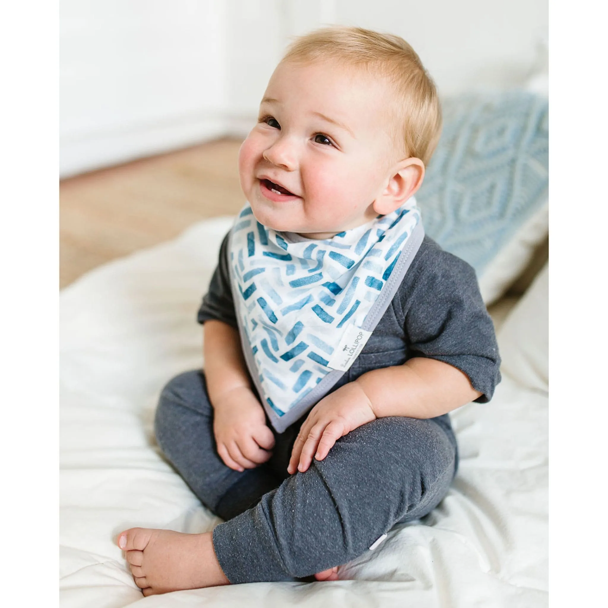 Loulou Lollipop Bavoirs Bandana Mousseline Paquet de 2 - Aventure