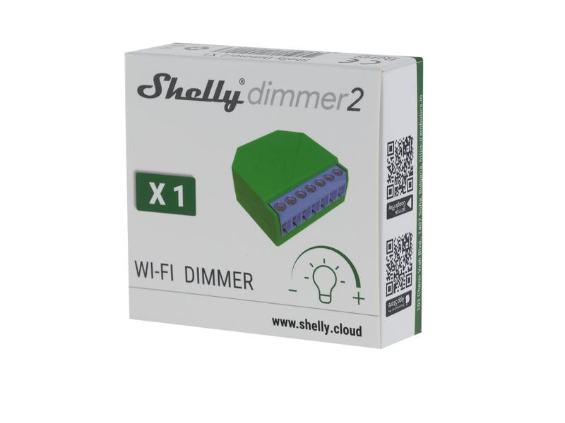 Shelly WLAN-Dimmaktor Dimmer 2 WiFi-Dimmaktor 10- 200 W, phasenanschnitt