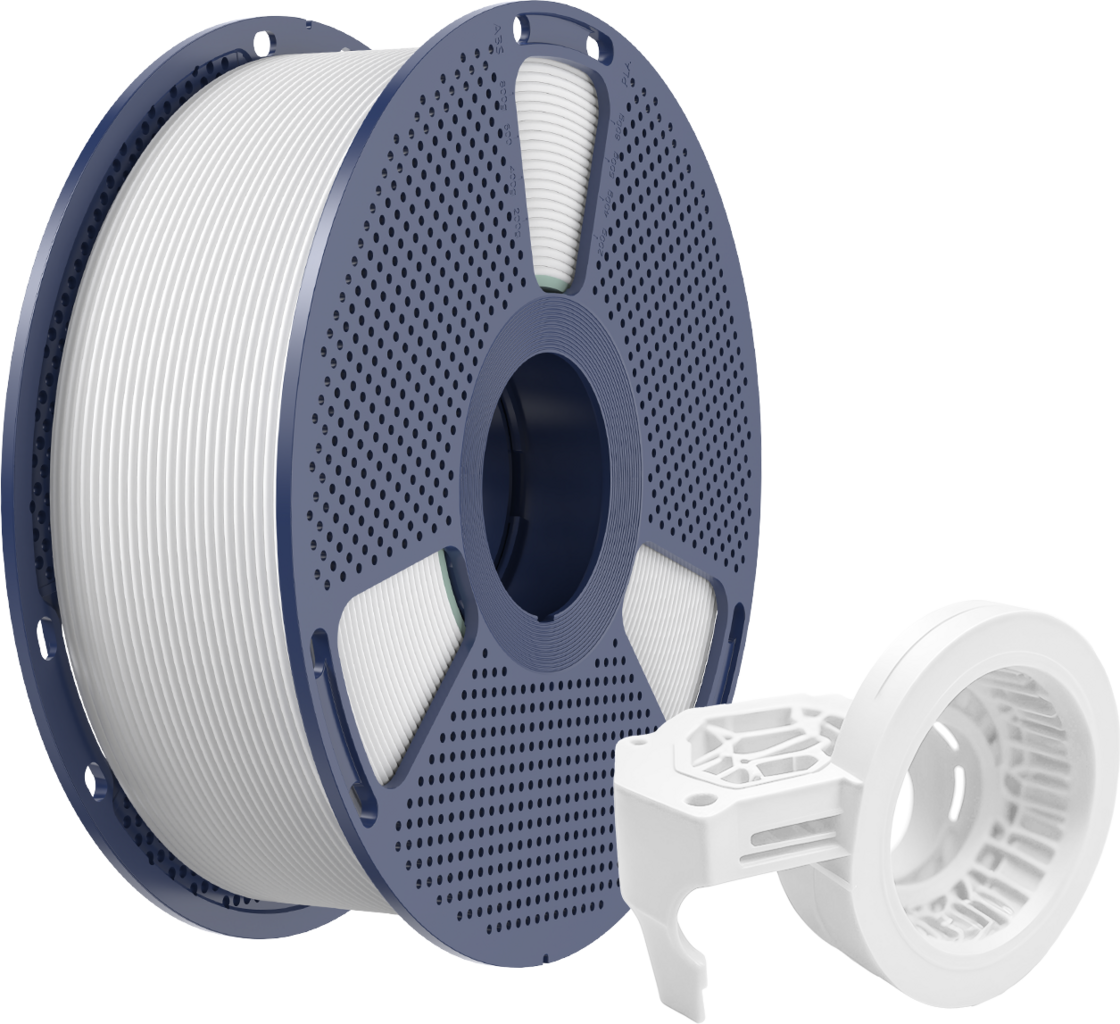 SUNLU  High-Speed Matte PETG White, 1,75 mm / 1000 g    Mattes PETG für High-Speed-Performance in White