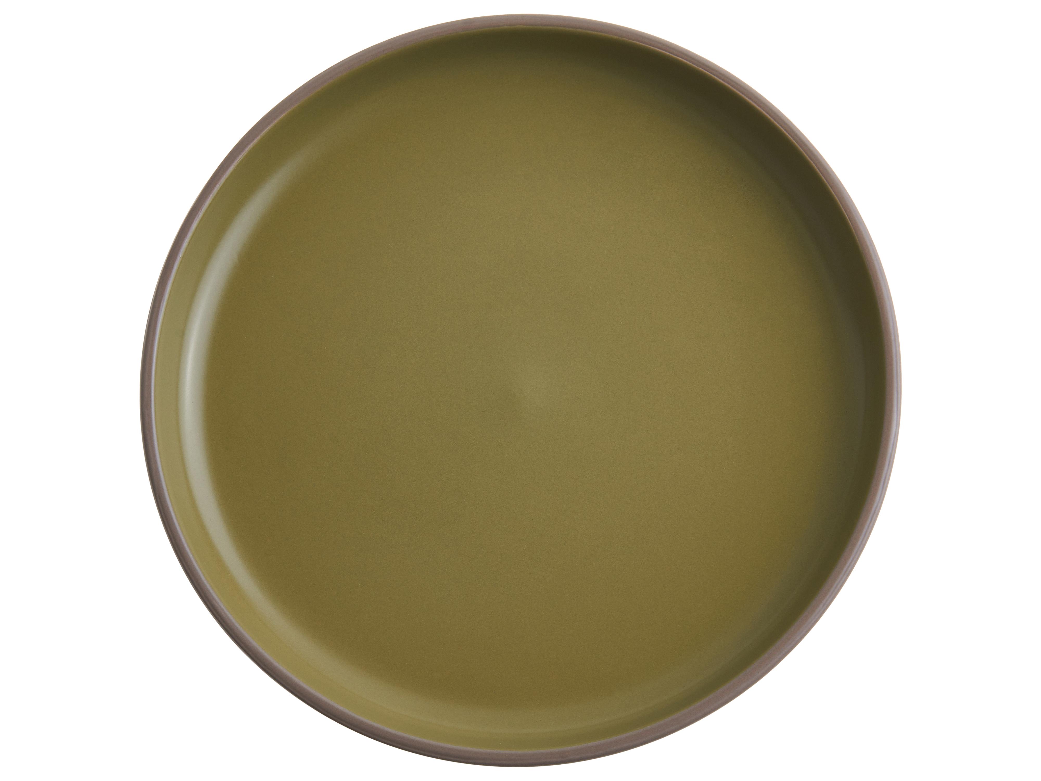 16-delige serviesset NUTMEG Steengoed Beige/groen
