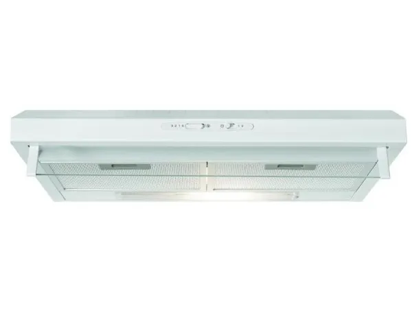 Bomann DU 623.3 - Hætte - standard - bredde: 60 cm - dybde: 50 cm - udtrækning og recirkulation (-) - hvid