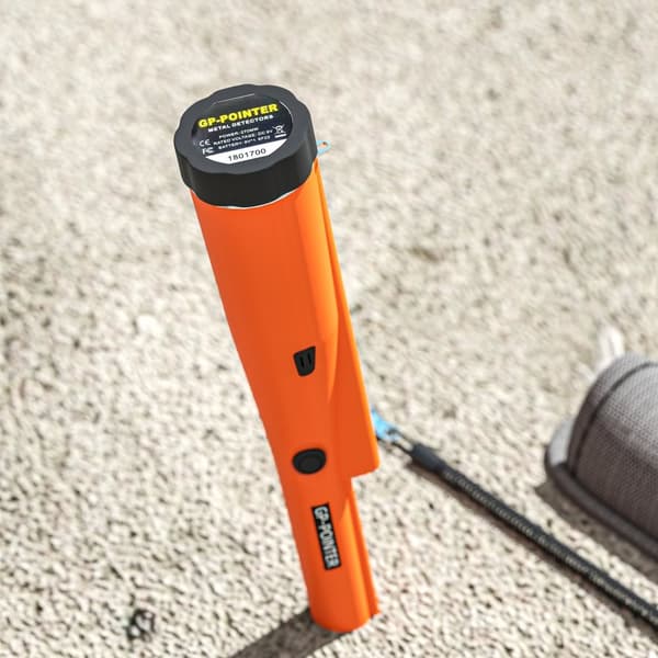 Metalldetektor for voksne, bærbar peker med LED-indikator, spole, vanntett metallpinnepeker, profesjonell trådløs metalldetektor, metallpeker for jakt