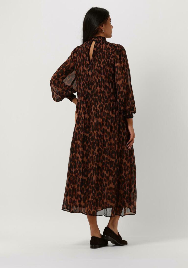 MINUS bruine minus midi jurk mia smock long dress 1