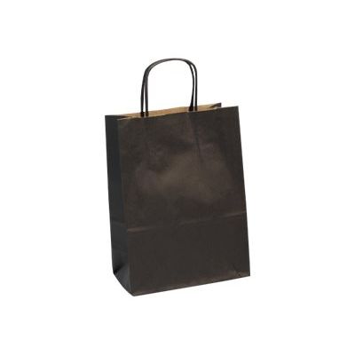 Clairefontaine The Basics - 25 Sacs cadeau kraft noir - 16 cm x 8 cm x 21 cm
