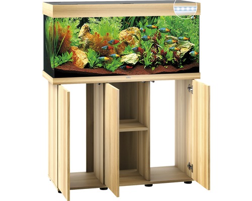 JUWEL Rio 180 SBX aquariumcombinatie met ledverlichting, verwarming, filter en lichthouten kast