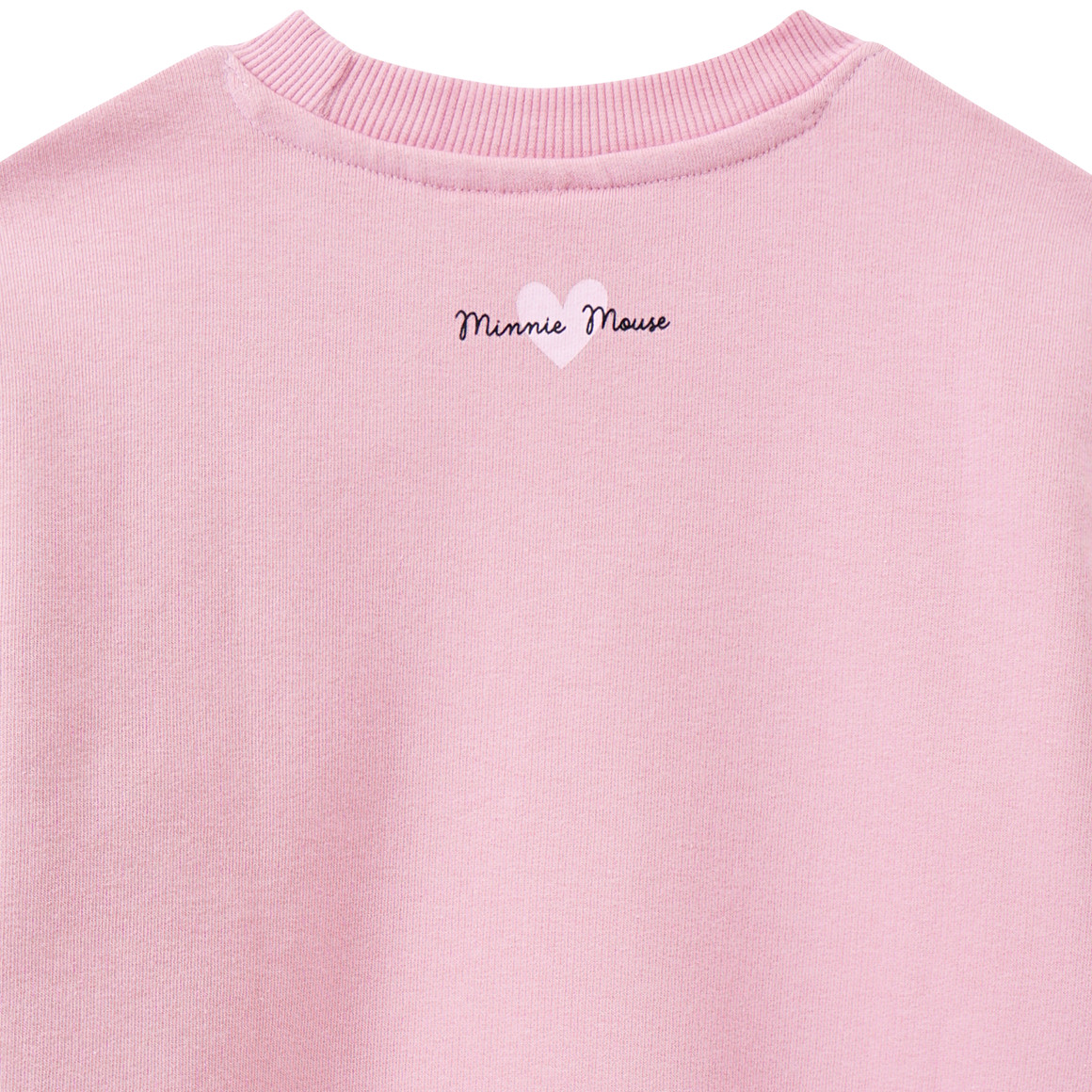 Topolino Minnie Maus Sweatshirt mit großem Print dunkelrosa