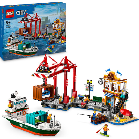 LEGO City Havnefront med fragtskib 60422