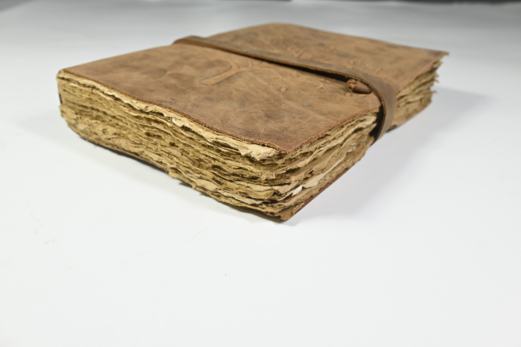 Notizbuch 'Moringa' in Ledereinband, H 20 cm, B 16 cm, T 3 cm günstig bestellen