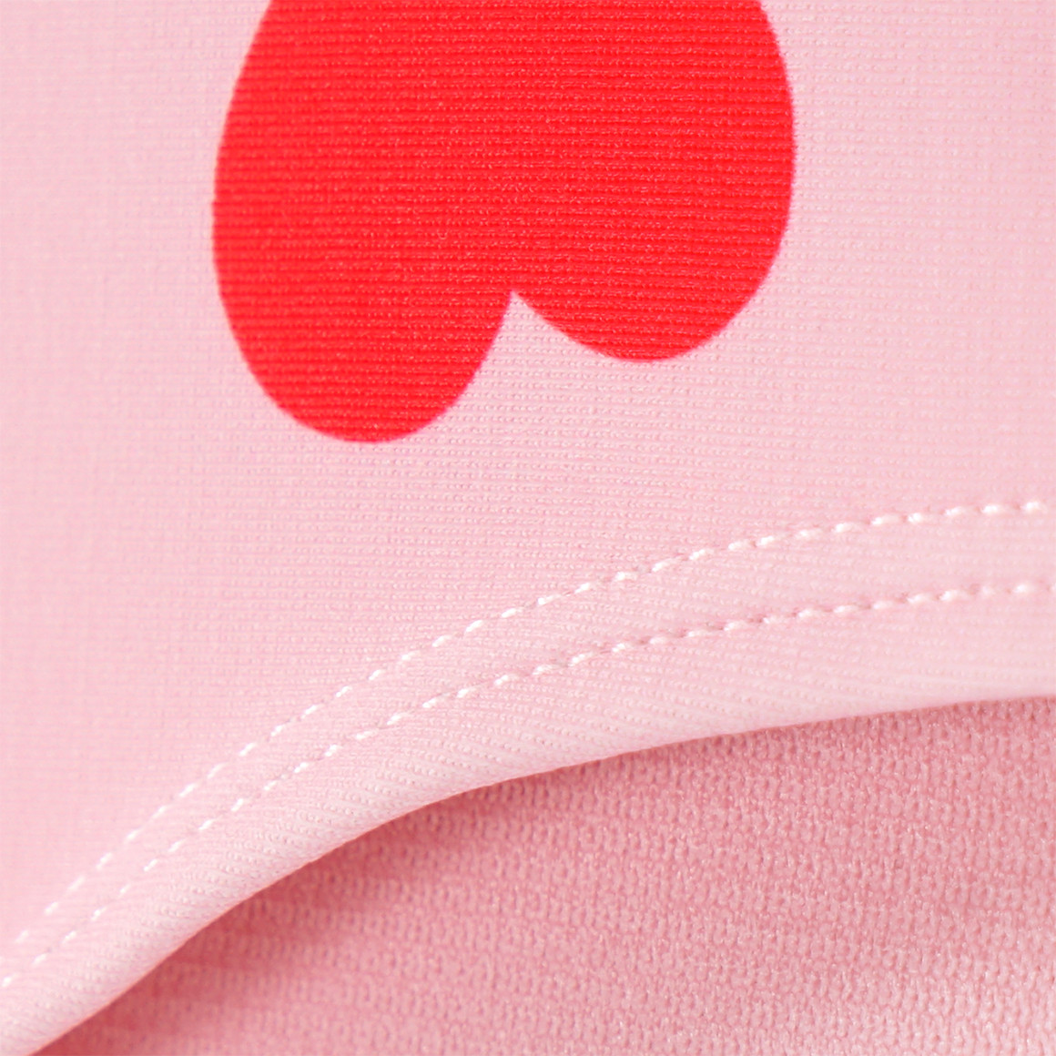 Famy Baby Badeanzug mit Herz-Allover rosa