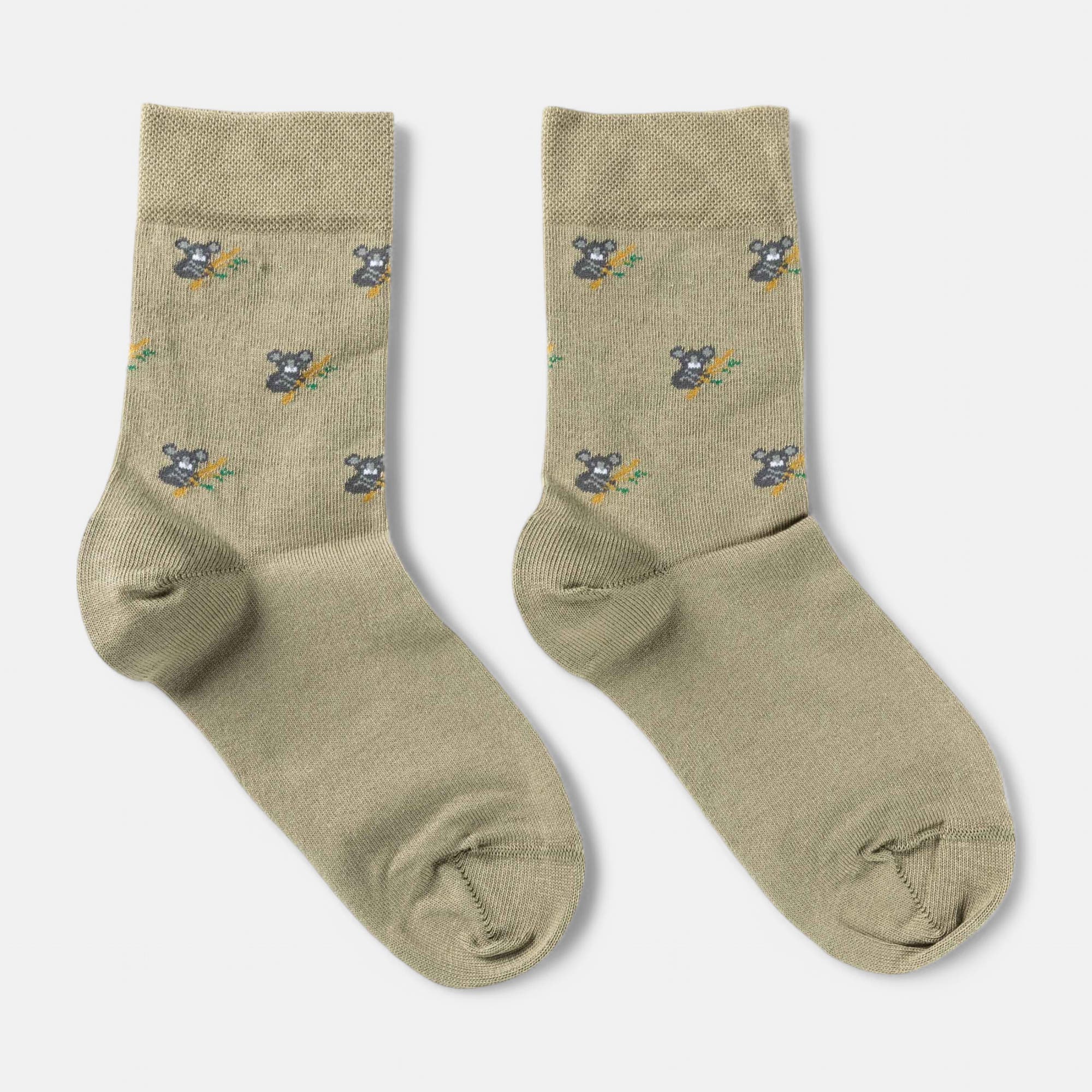 Chaussettes Femme kaki