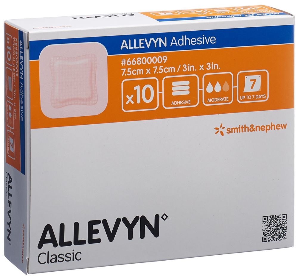 ALLEVYN Wundverband<br>10 Stück, 7.5x7.5cm