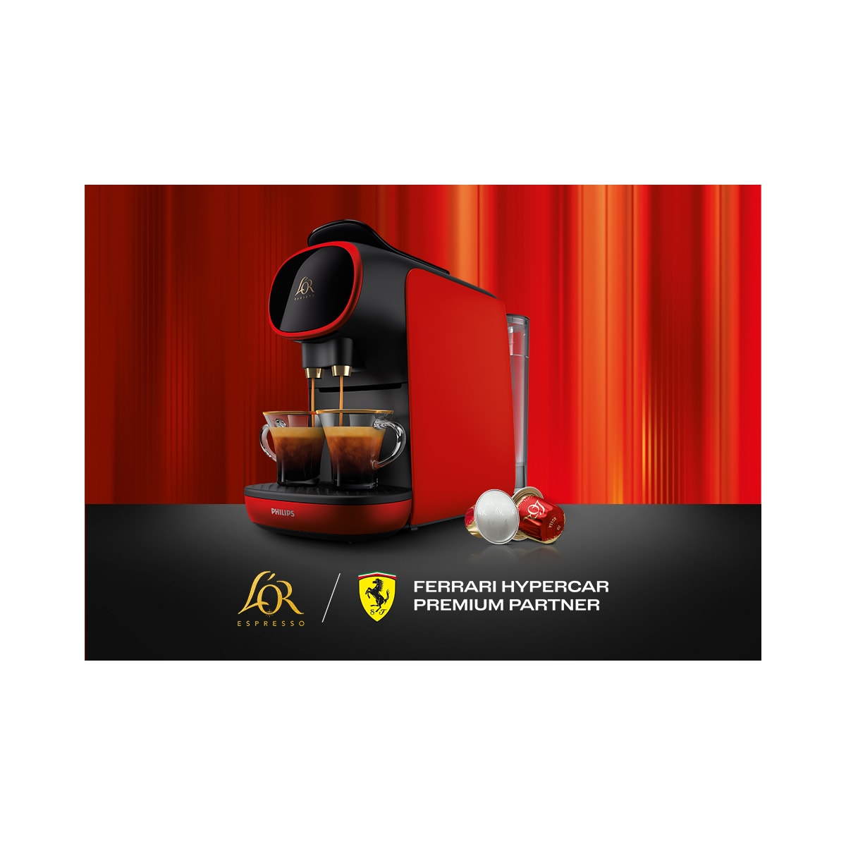 L OR Barista Passione kapselmaskin 4057884 (Rossa)