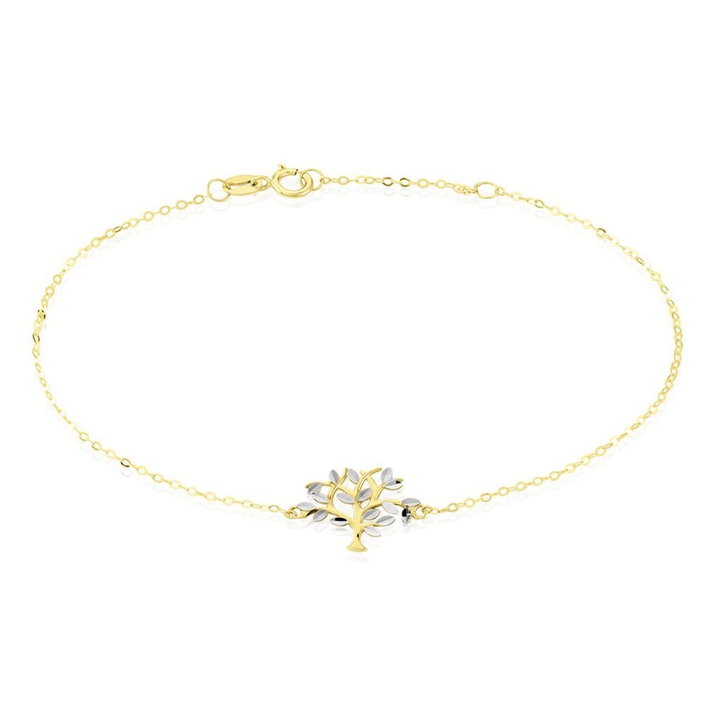 Bracelet Or Bicolore Fragaria