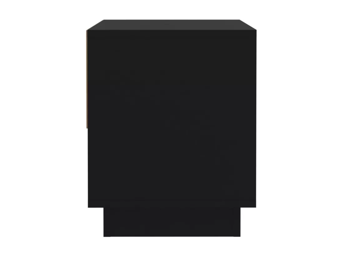 Table de chevet Noir 45x34x44 cm Aggloméré