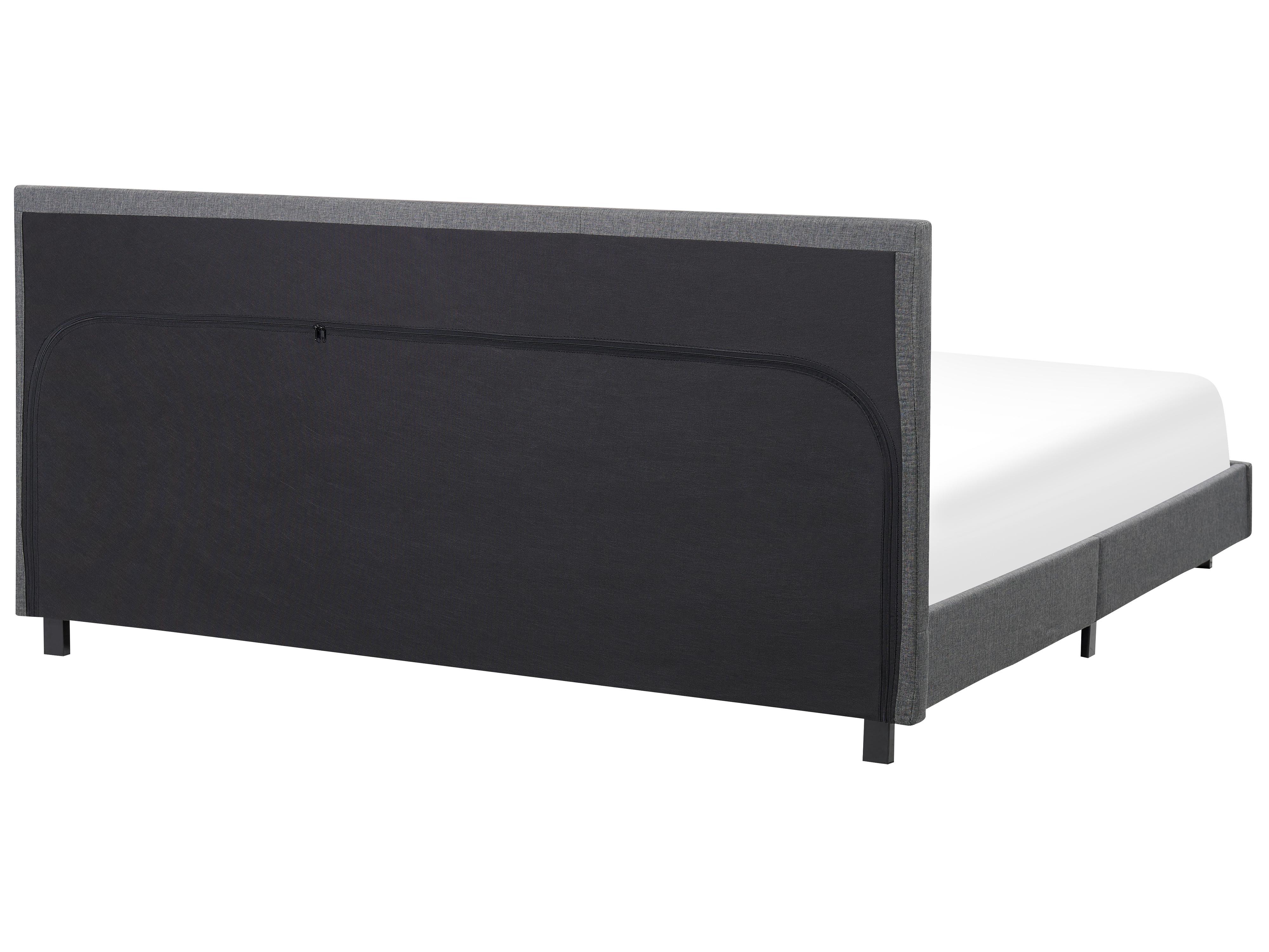 Bed Stof ALBI 180 x 200 cm Grijs