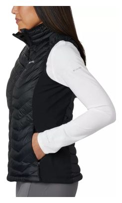 Doudoune sans Manche Columbia Powder Pass Vest Noir Femme