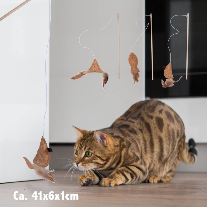 Katzenspielzeug - Katzen-Teaser-Spielzeug - 1 Stück