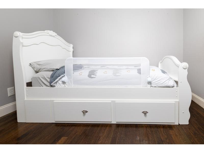 DREAMBABY Bettgitter Maggie Weiss 110 x 50 cm Geeignet für Standard & Boxspringbetten