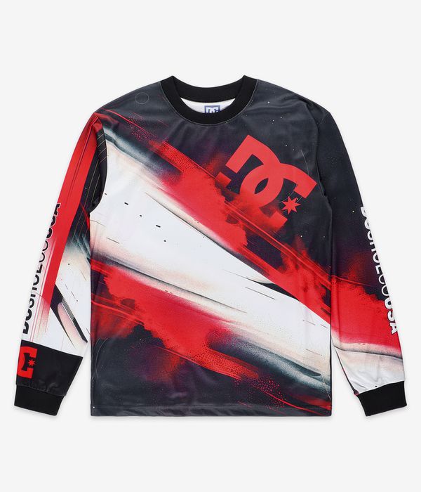 DC Burn Out Jersey Longsleeve (racing red)