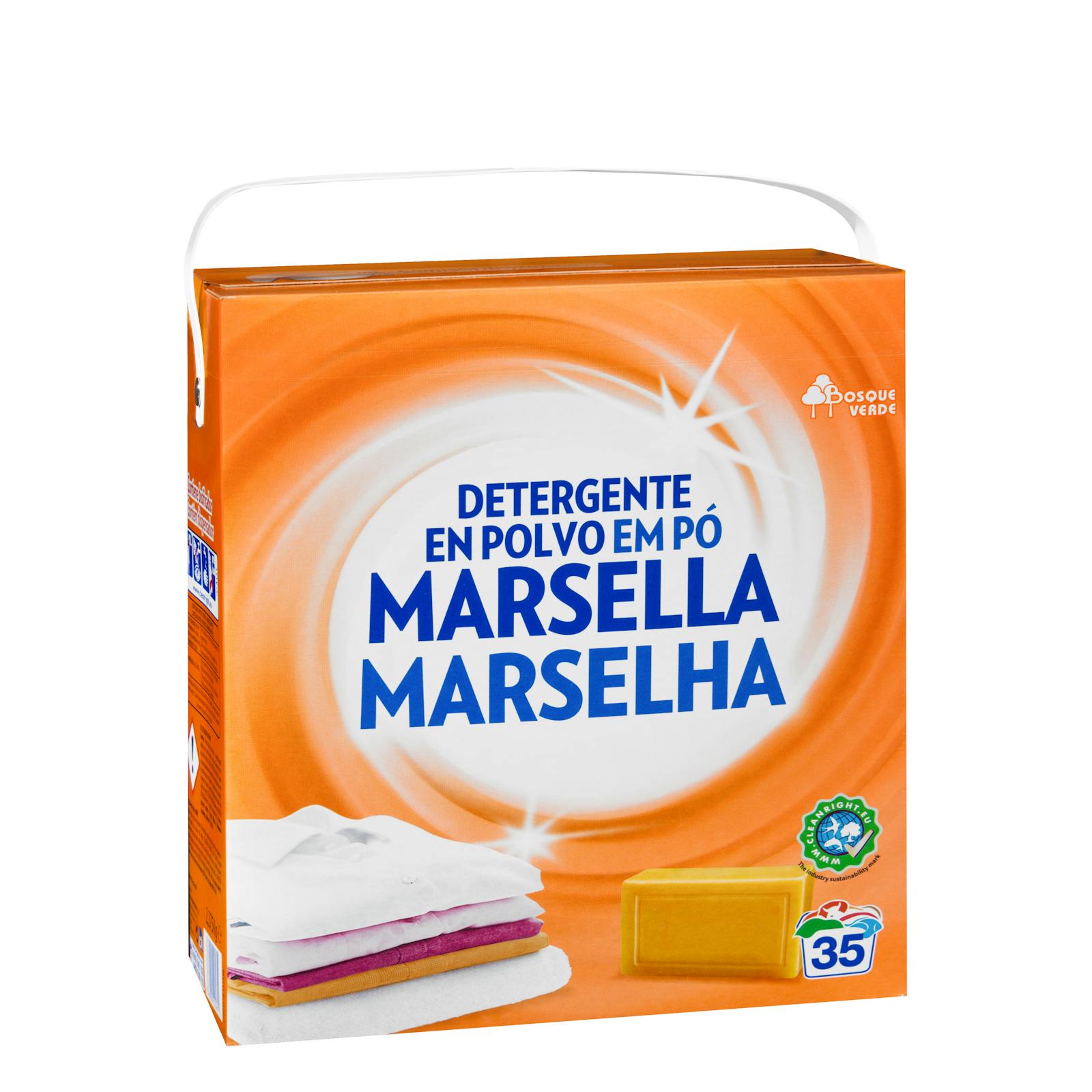 Lessive en poudre au savon de Marseille Green Forest