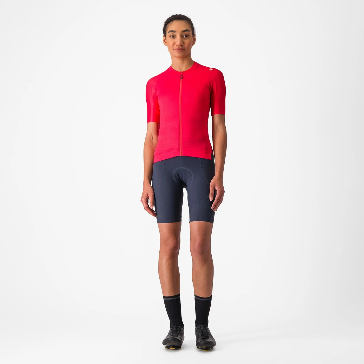 Castelli Espresso W Cykeltrøje i Hisbiscus/Dark Gray