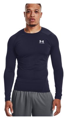 Maillot manches longues de compression Under Armour Heatgear Armour Bleu