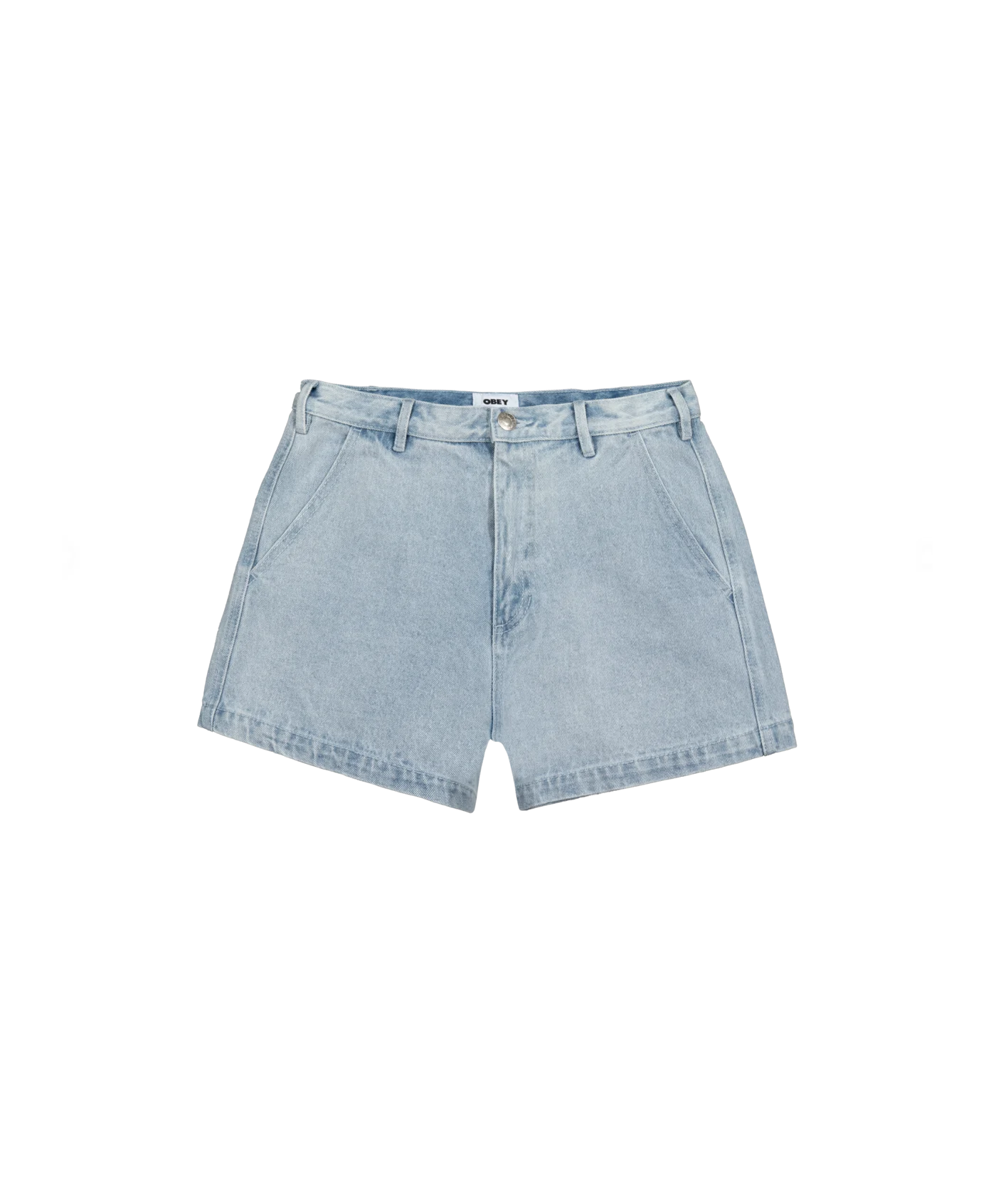 Obey Emma Denim Short Damen Lila