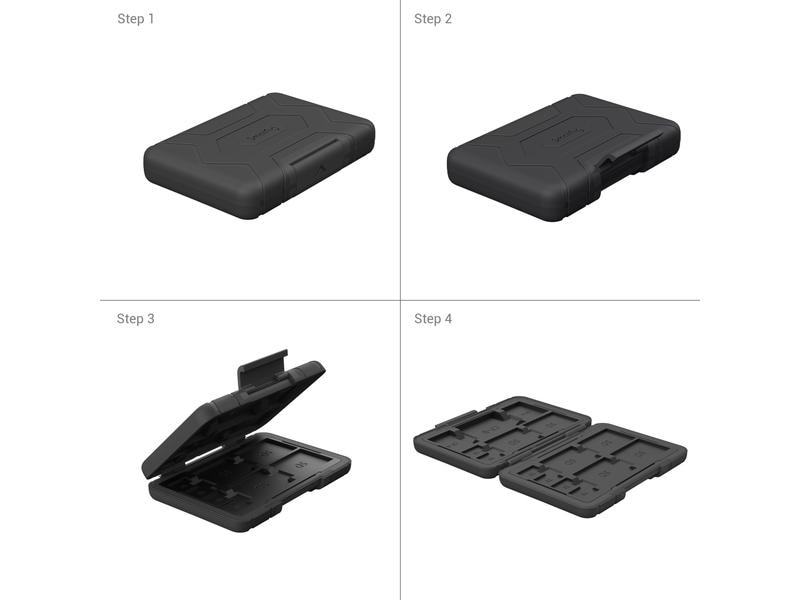 Smallrig Zubehöretui Memory Card Case Schutzhülle für Speicherkarten