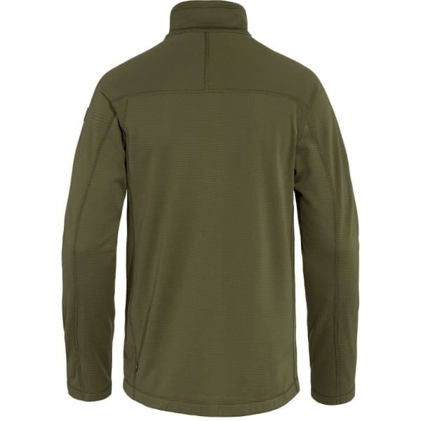 Veste polaire randonnée FJALLRAVEN ABISKO LITE FLEECE JACKET M GREEN