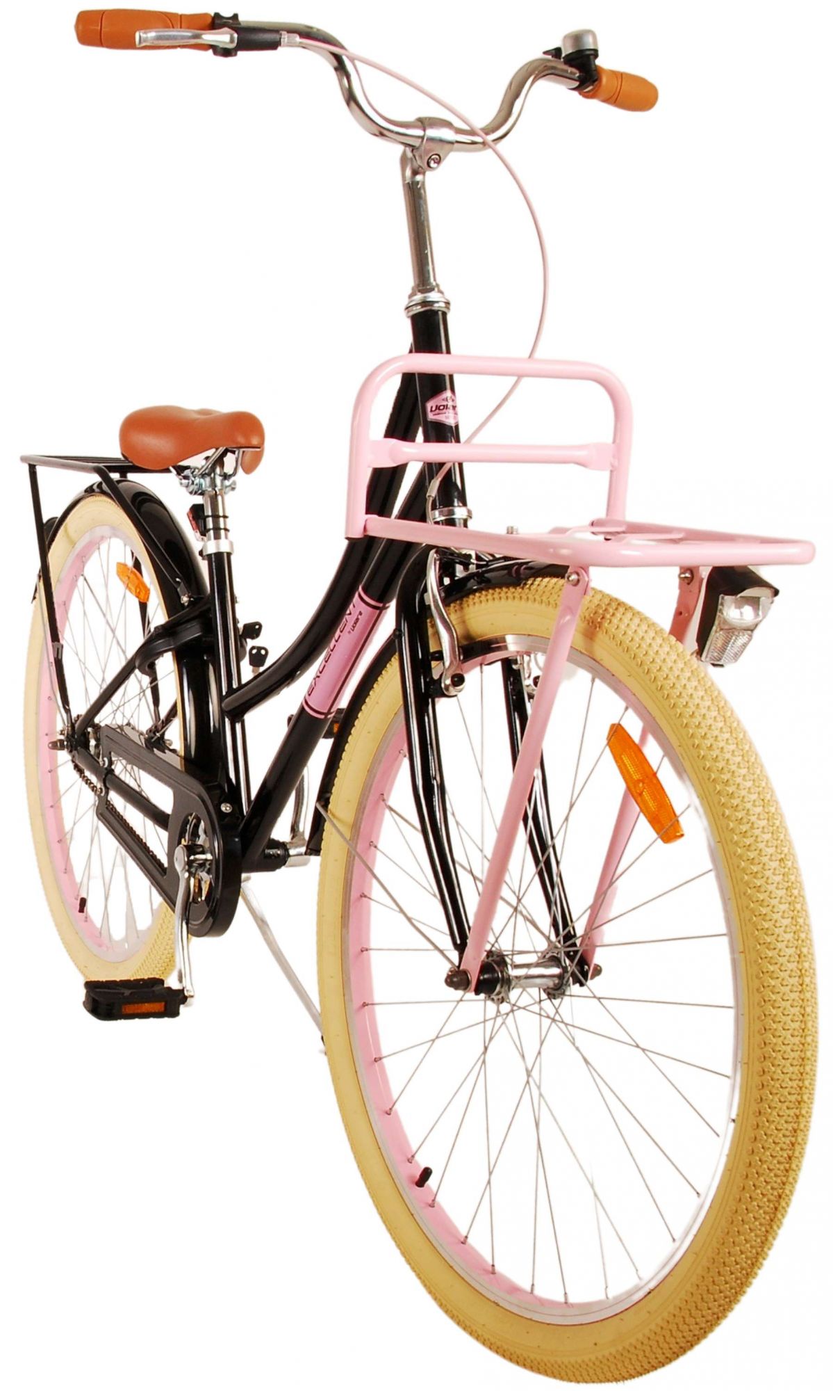 Kinderfahrrad Excellent Fahrrad für Mädchen 26 Zoll Kinderrad Schwarz